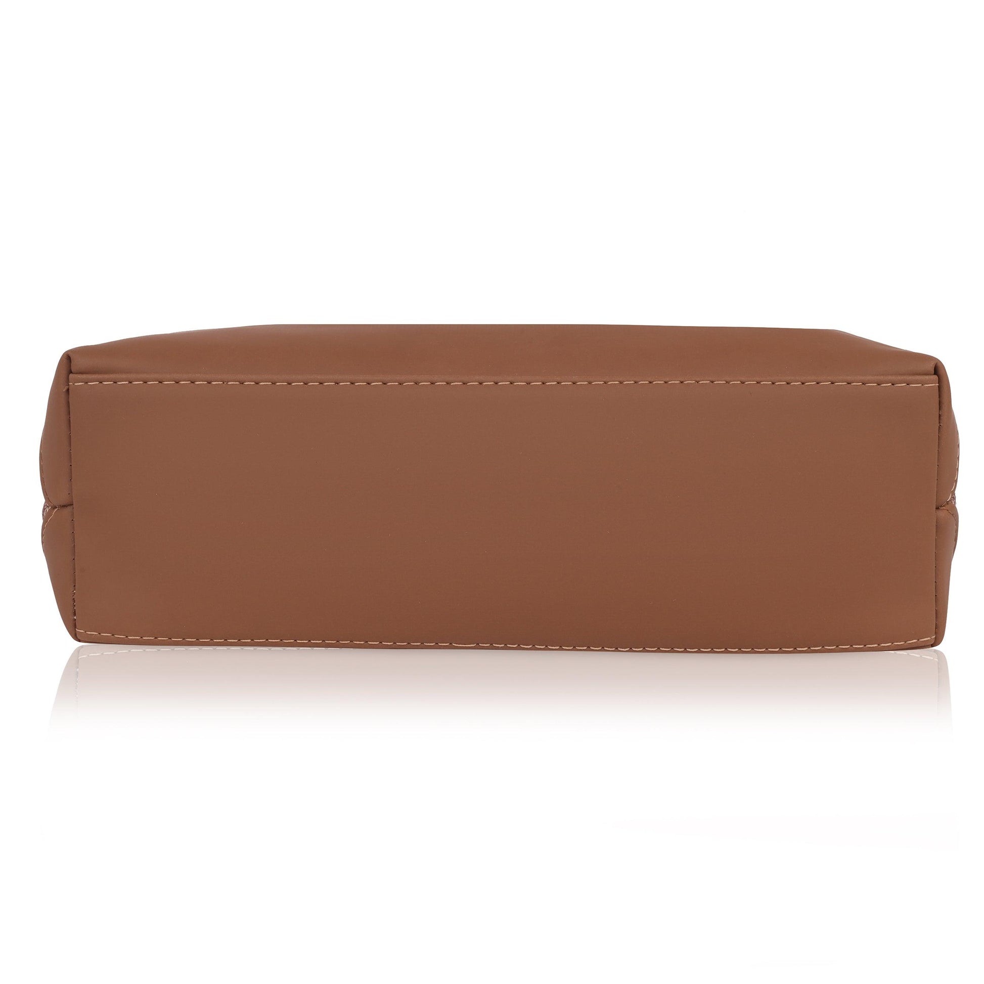Elegant Brown Printed Side Shoulder Bag | AMIC - Amic