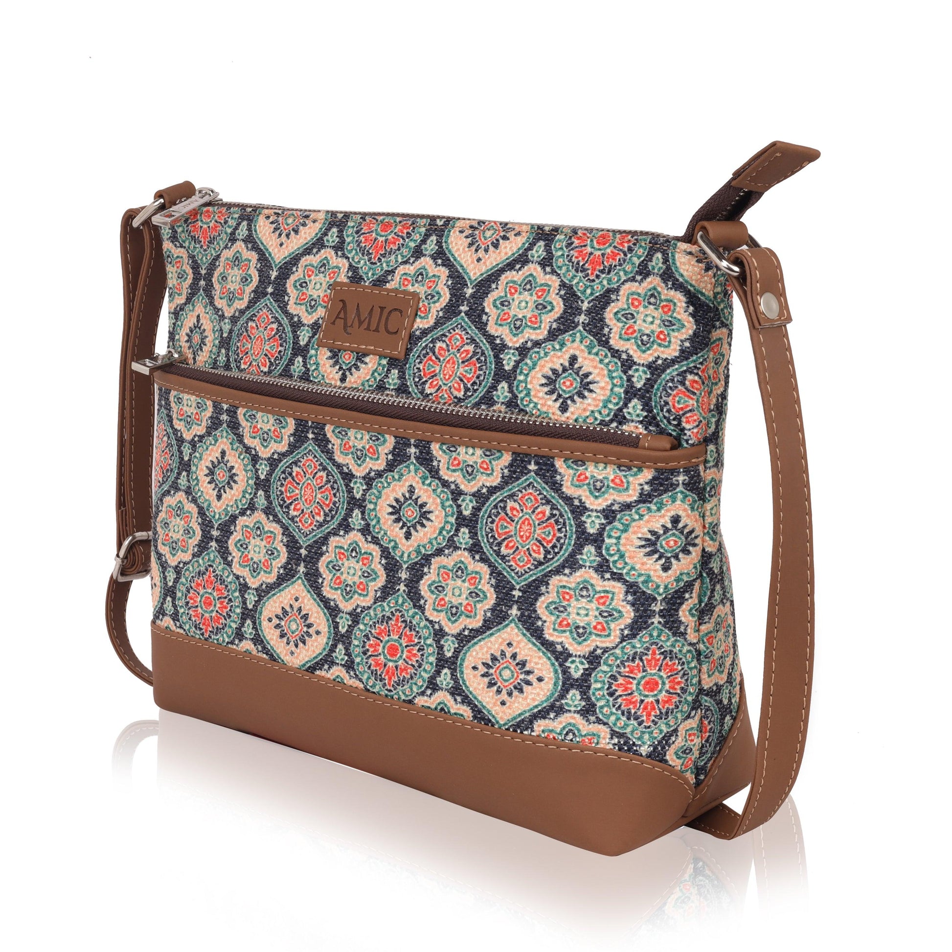 Stylish Floral Printed Side Shoulder Bag | AMIC - Amic