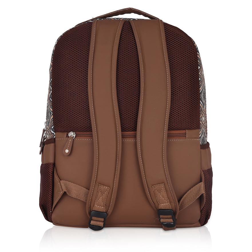 Amic Laptop Backpack Women Jute Handcrafted Artian Angle Classic Backpack 18 L Backpack - Amic