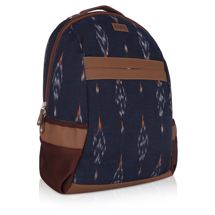 Amic Women Ikkat Classic Backpack 18 L Laptop Backpack - Amic