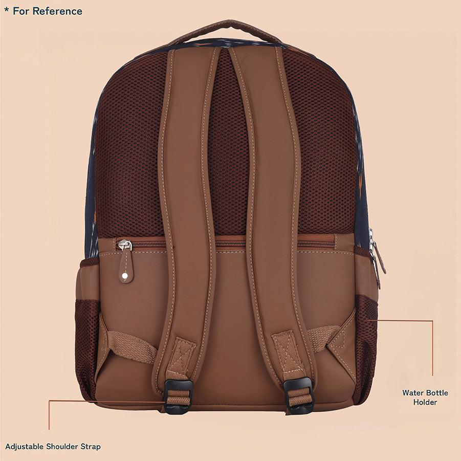 Amic Midnight Ikat Backpack – Stylish and Functional for Everyday Adventures - Amic