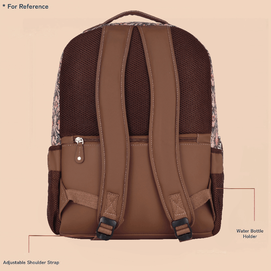 Amic Laptop Backpack Women Jute Handcrafted Chromoscope Classic Backpack 18 L Backpack - Amic