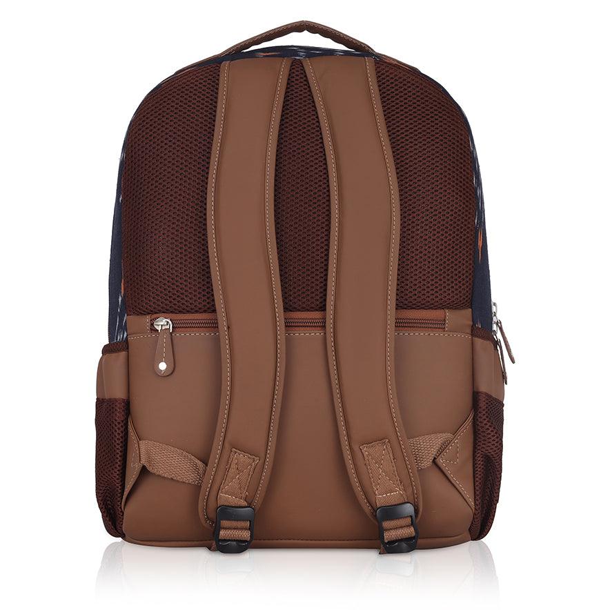 Amic Women Ikkat Classic Backpack 18 L Laptop Backpack - Amic