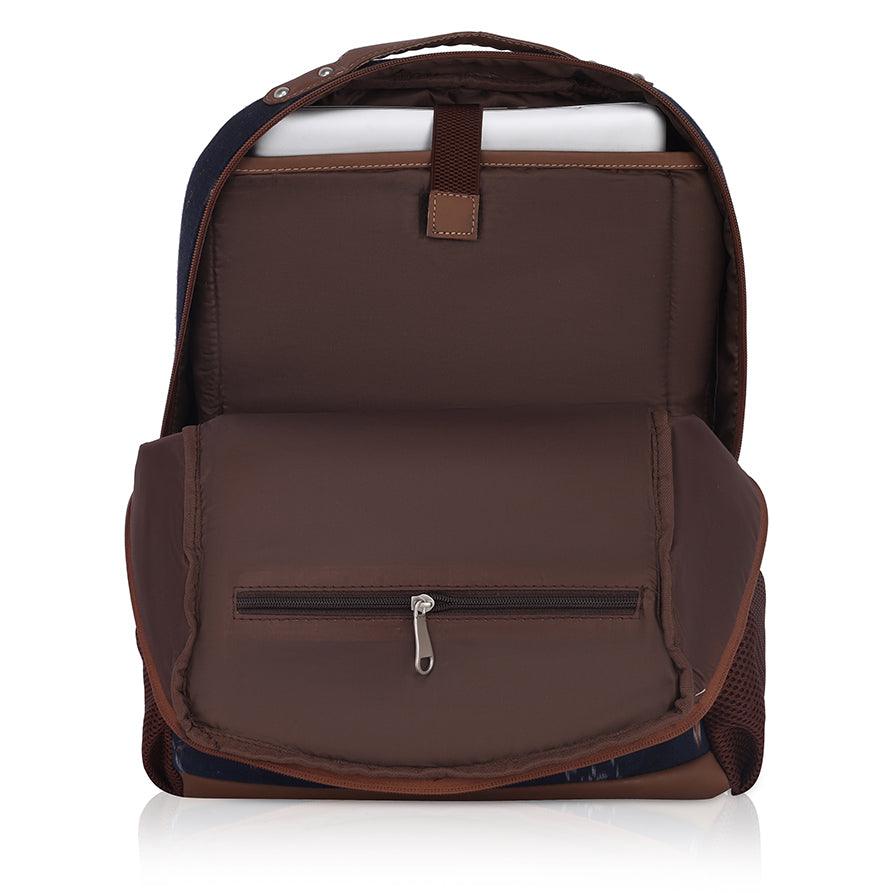 Amic Women Ikkat Classic Backpack 18 L Laptop Backpack - Amic
