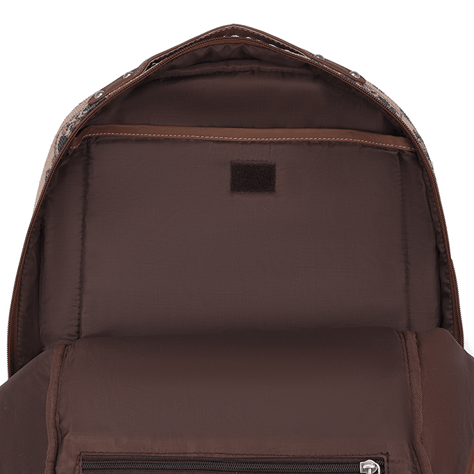 Amic Women Jute Printed Handcrafted Office, College Handbag 18 L Backpack - Amic