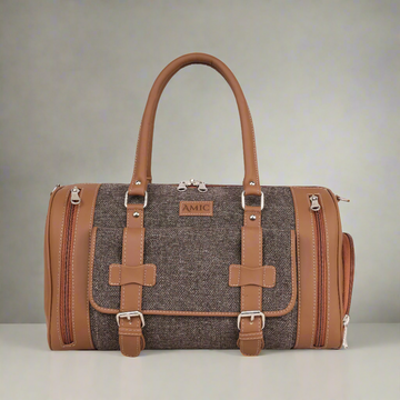 Amic Brown Classic Duffle - Amic