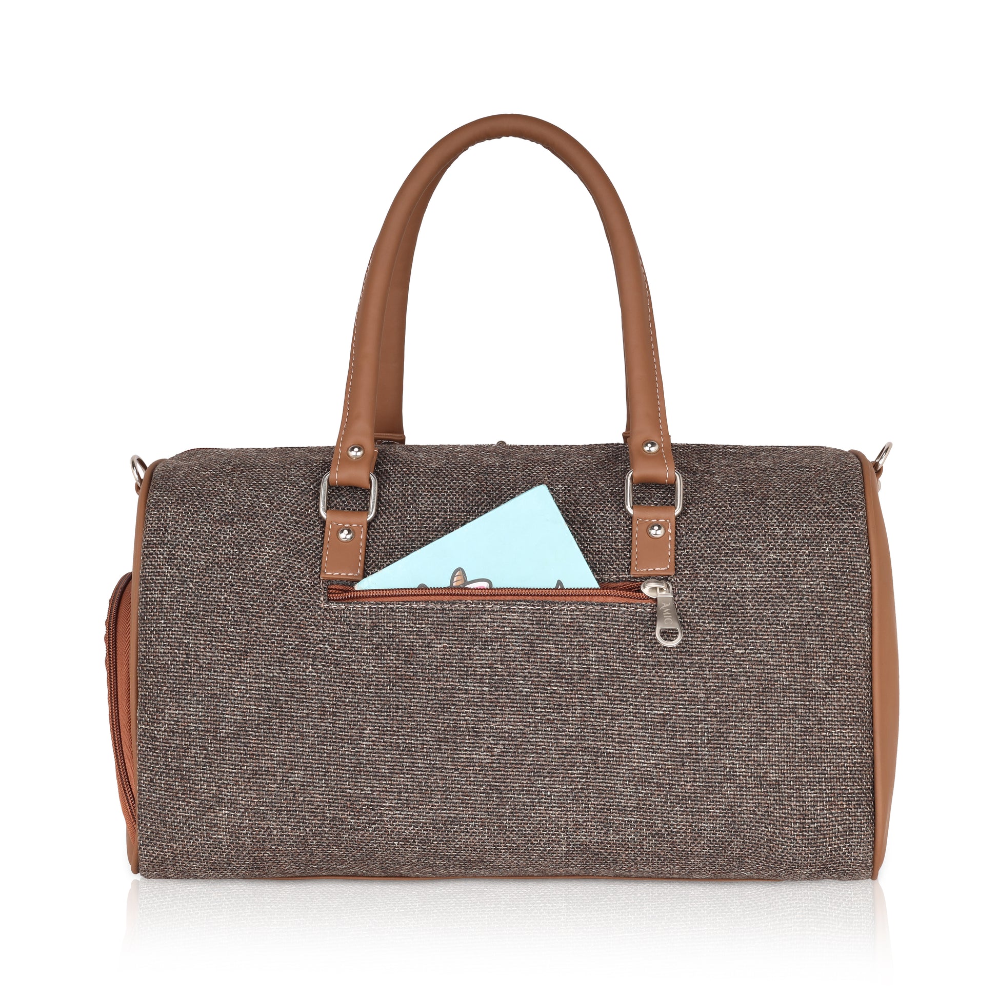 Amic Brown Classic Duffle - Amic