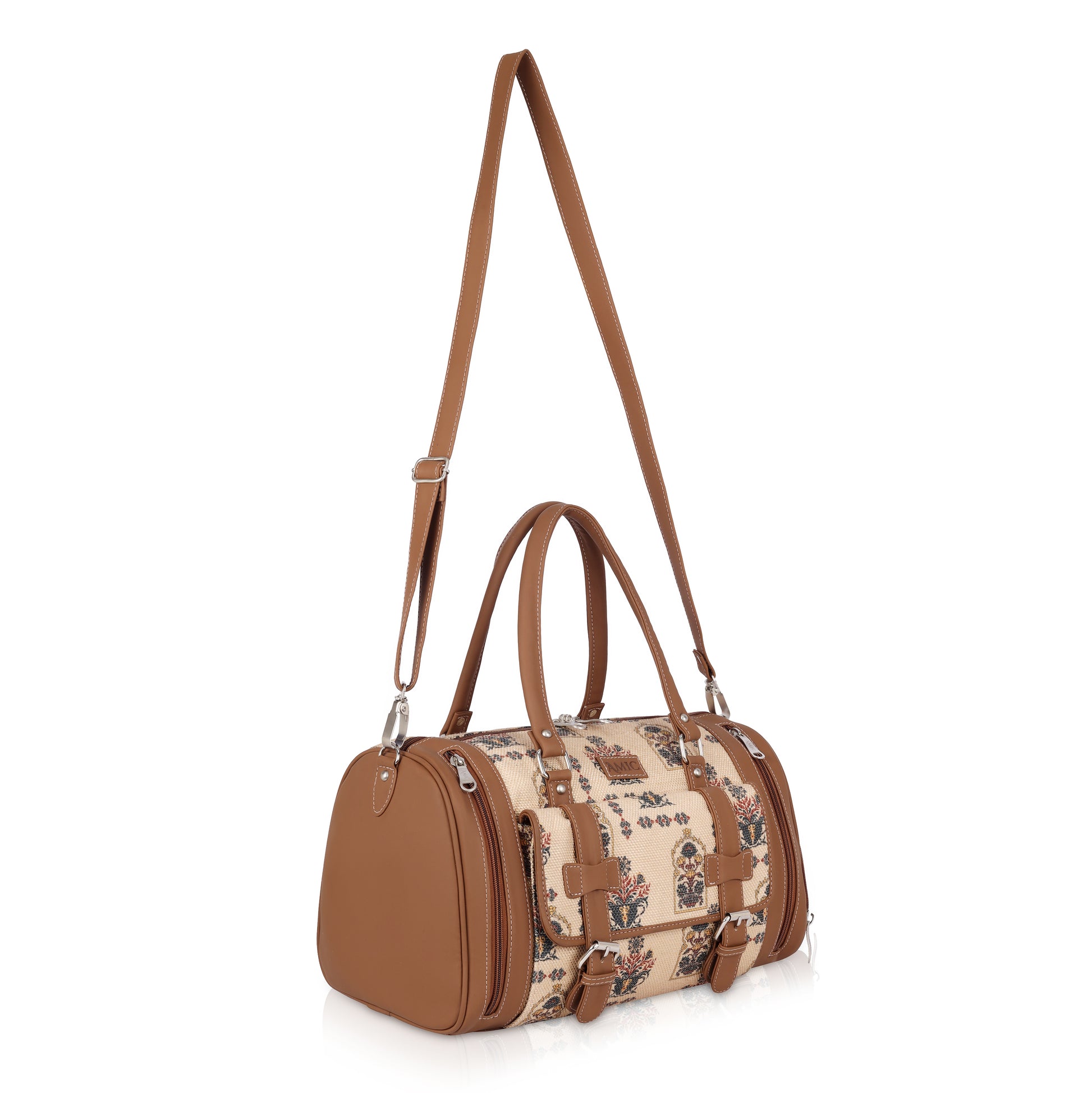 Amic Weekender Travel Duffle Bag with Separate Shoe/Laundry Compartment for Women Duffel Without Wheels - Amic
