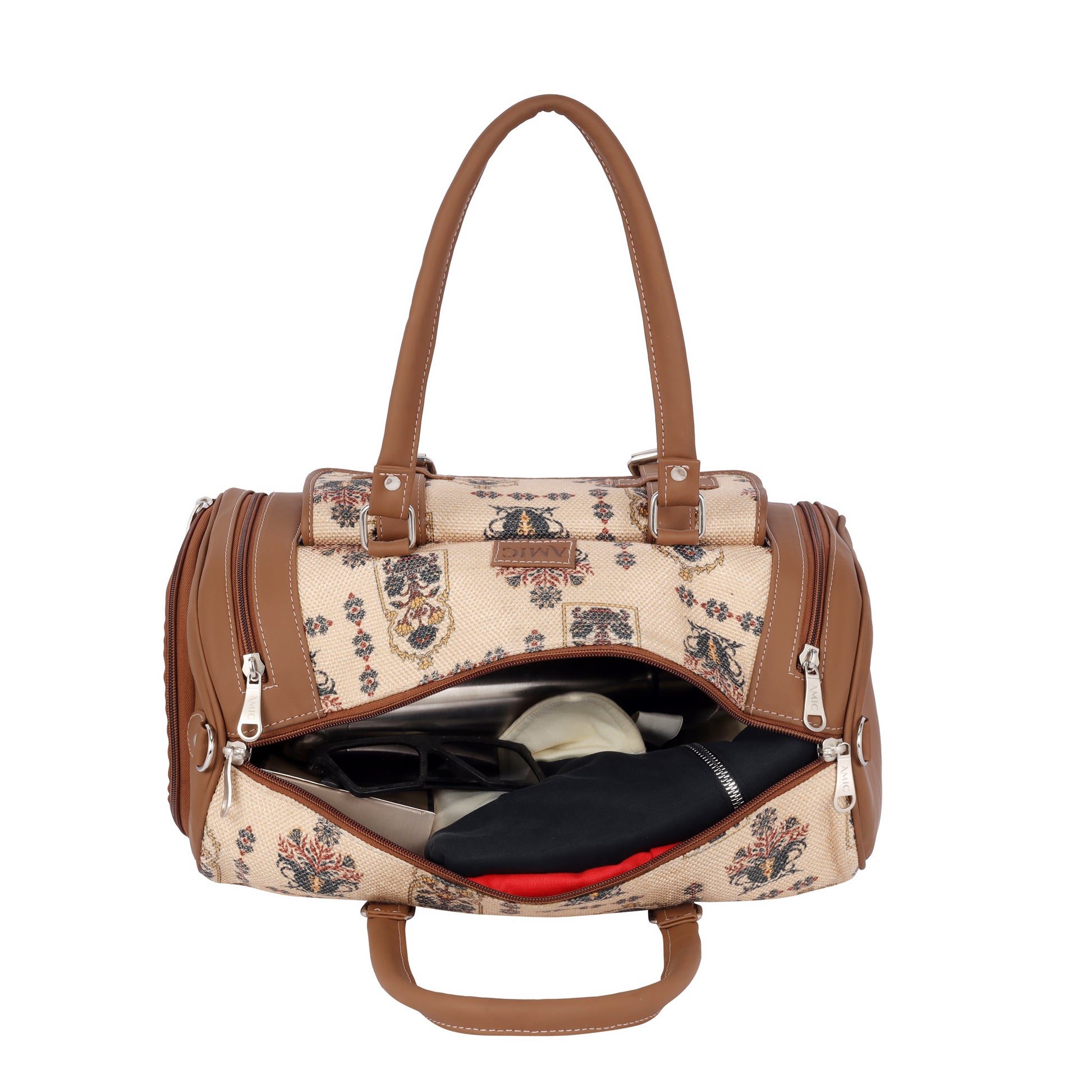 Amic Weekender Travel Duffle Bag with Separate Shoe/Laundry Compartment for Women Duffel Without Wheels - Amic