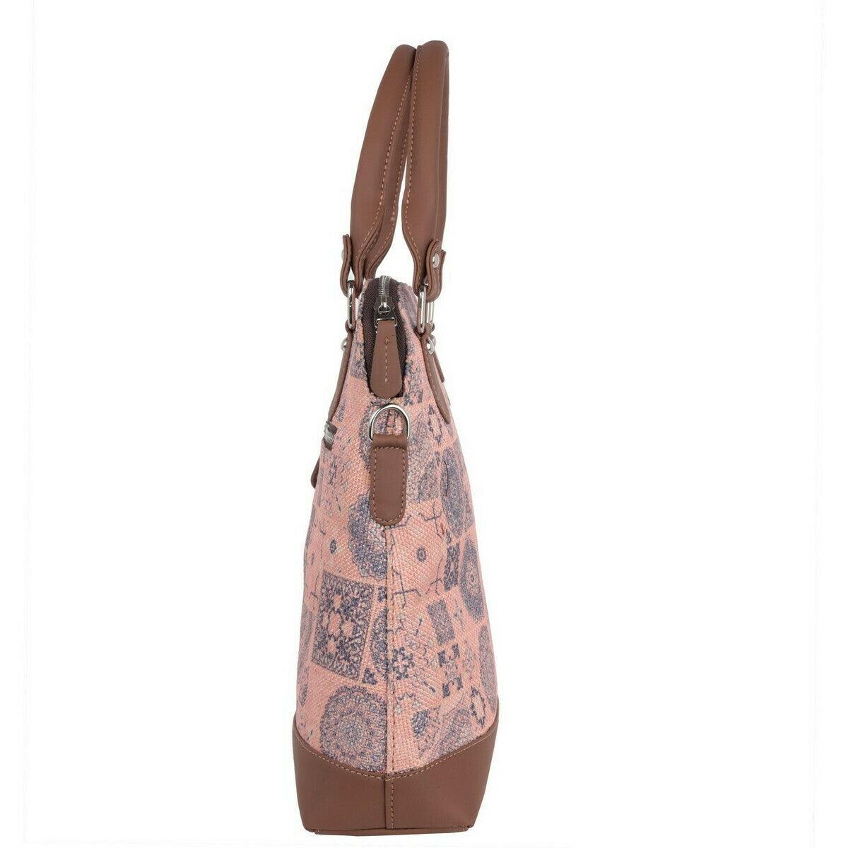 Pink Patchwork Hand Shoulder Bag – Stylish and Functional by Amic - Amic