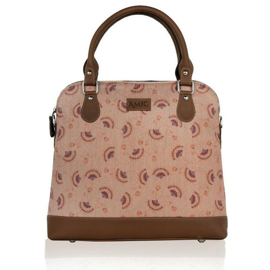 Peach Motif Hand Shoulder Bag – Elegant Everyday Accessory by Amic - Amic