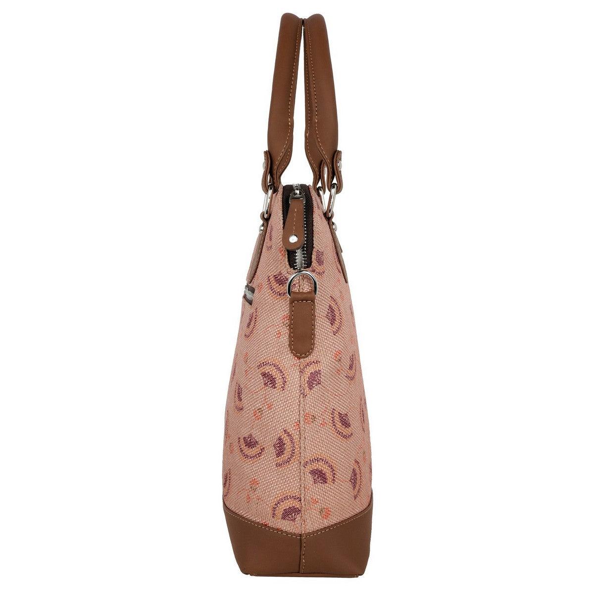 Peach Motif Hand Shoulder Bag – Elegant Everyday Accessory by Amic - Amic