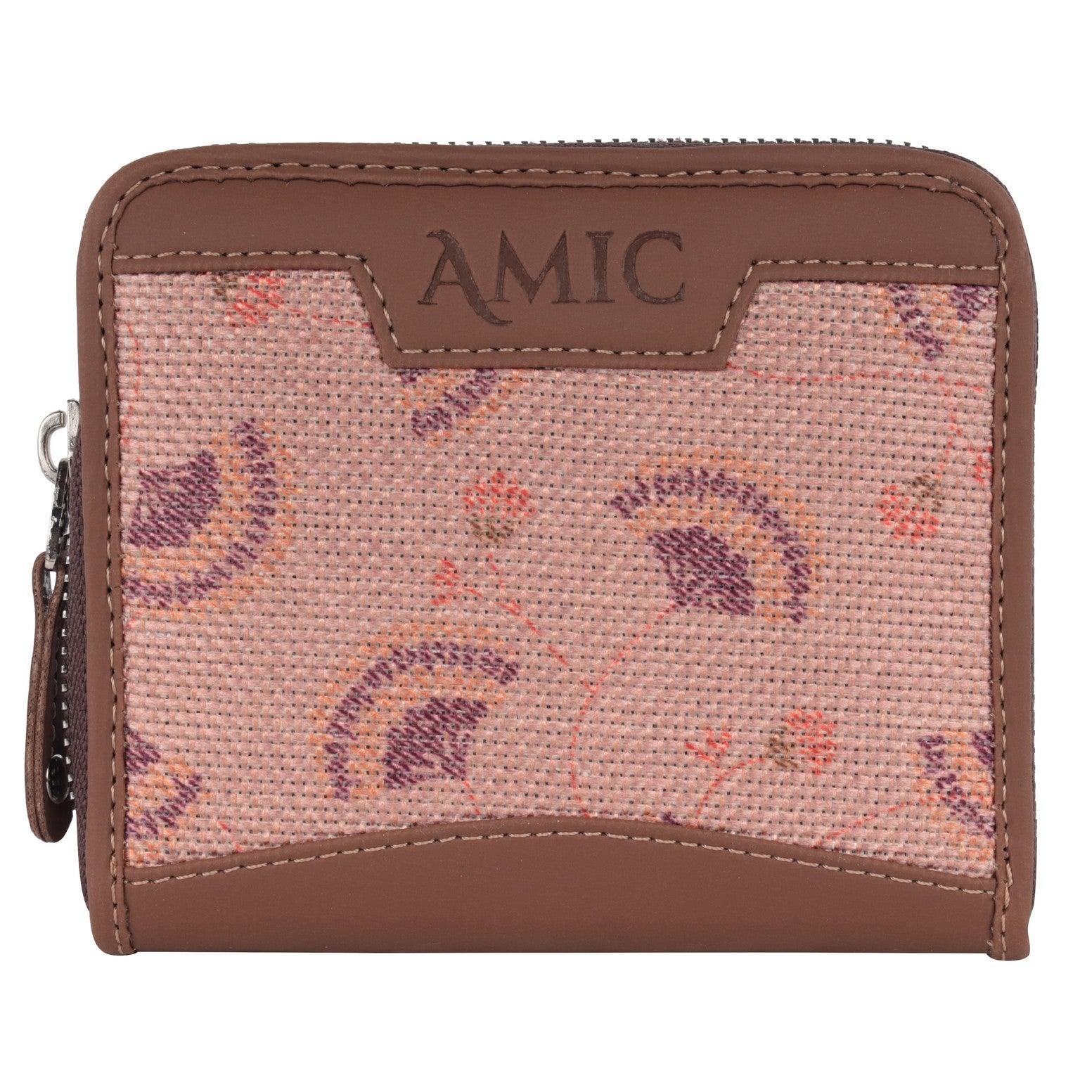 Elegant Pink Pattern Mini Wallet | AMIC - Amic