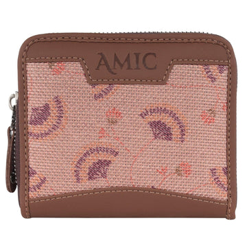 Elegant Pink Pattern Mini Wallet | AMIC - Amic