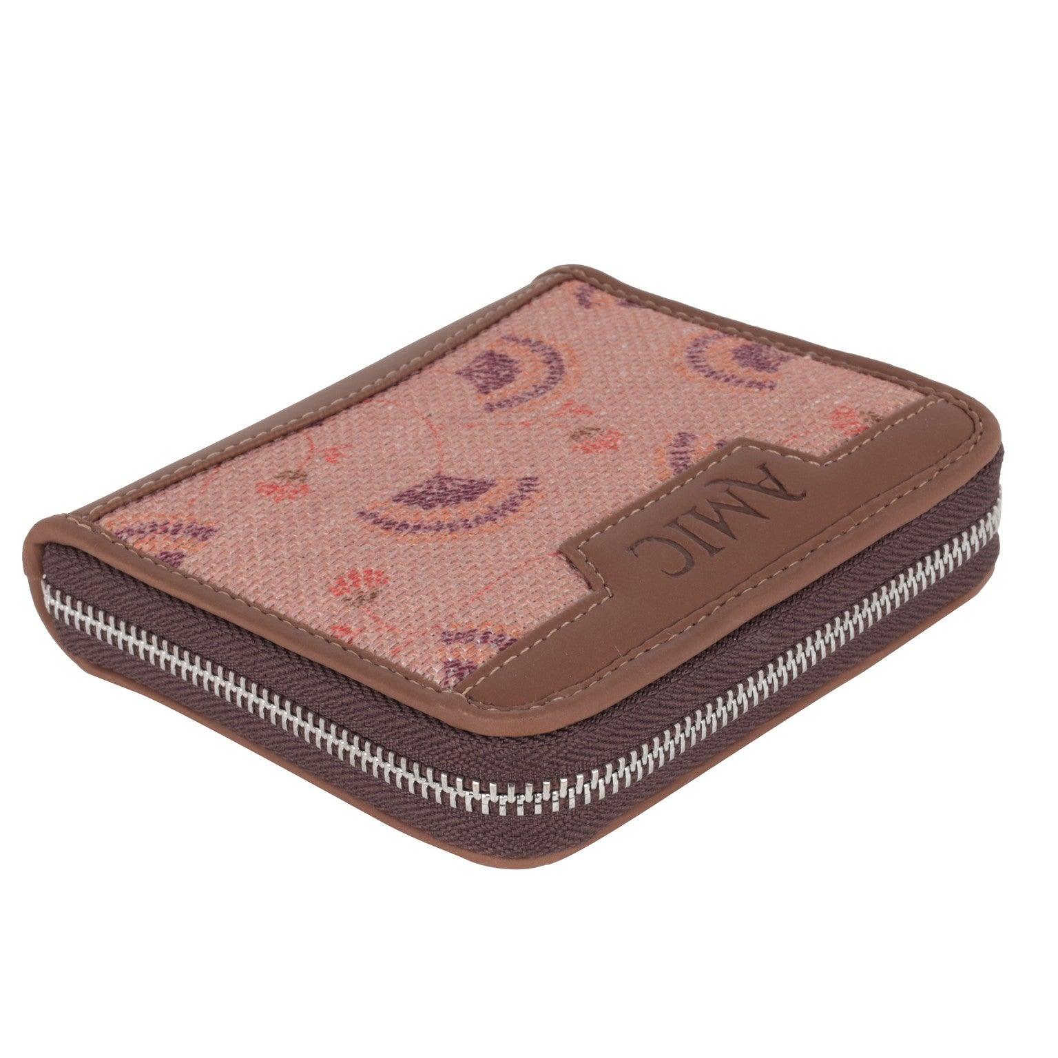 Elegant Pink Pattern Mini Wallet | AMIC - Amic