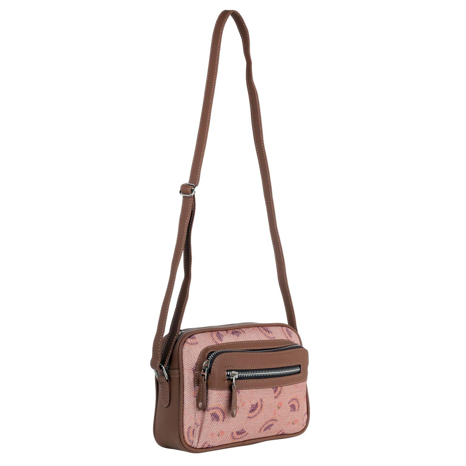 Amic Pink Floral Sling Wallet – Perfect Blend of Style and Functionality - Amic