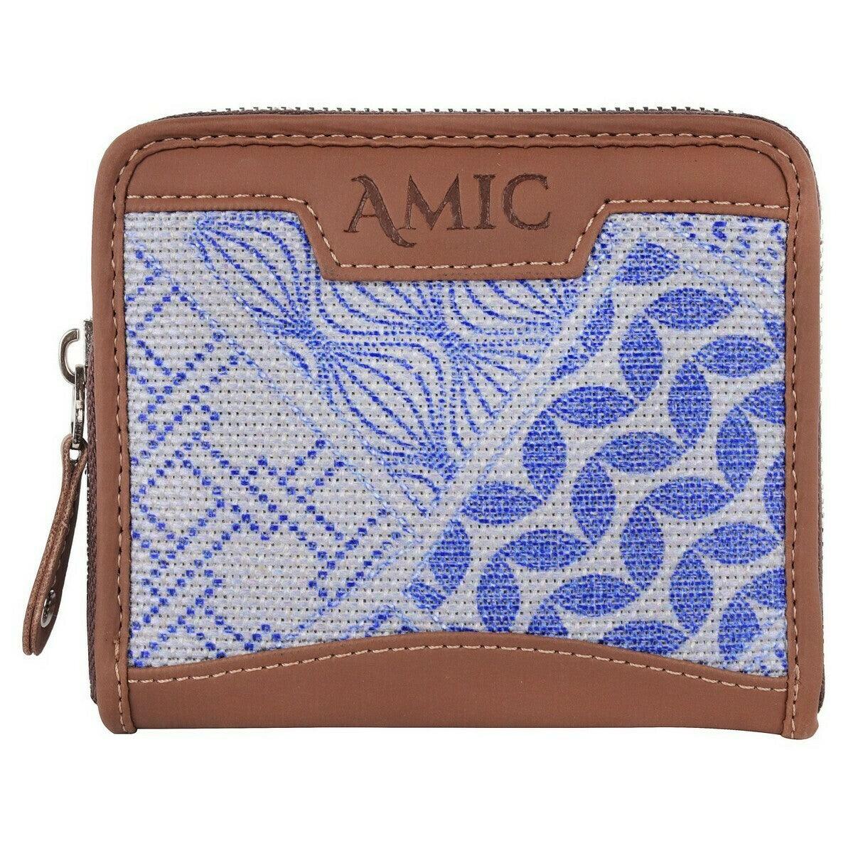 Stylish Blue Pattern Mini Wallet | AMIC - Amic