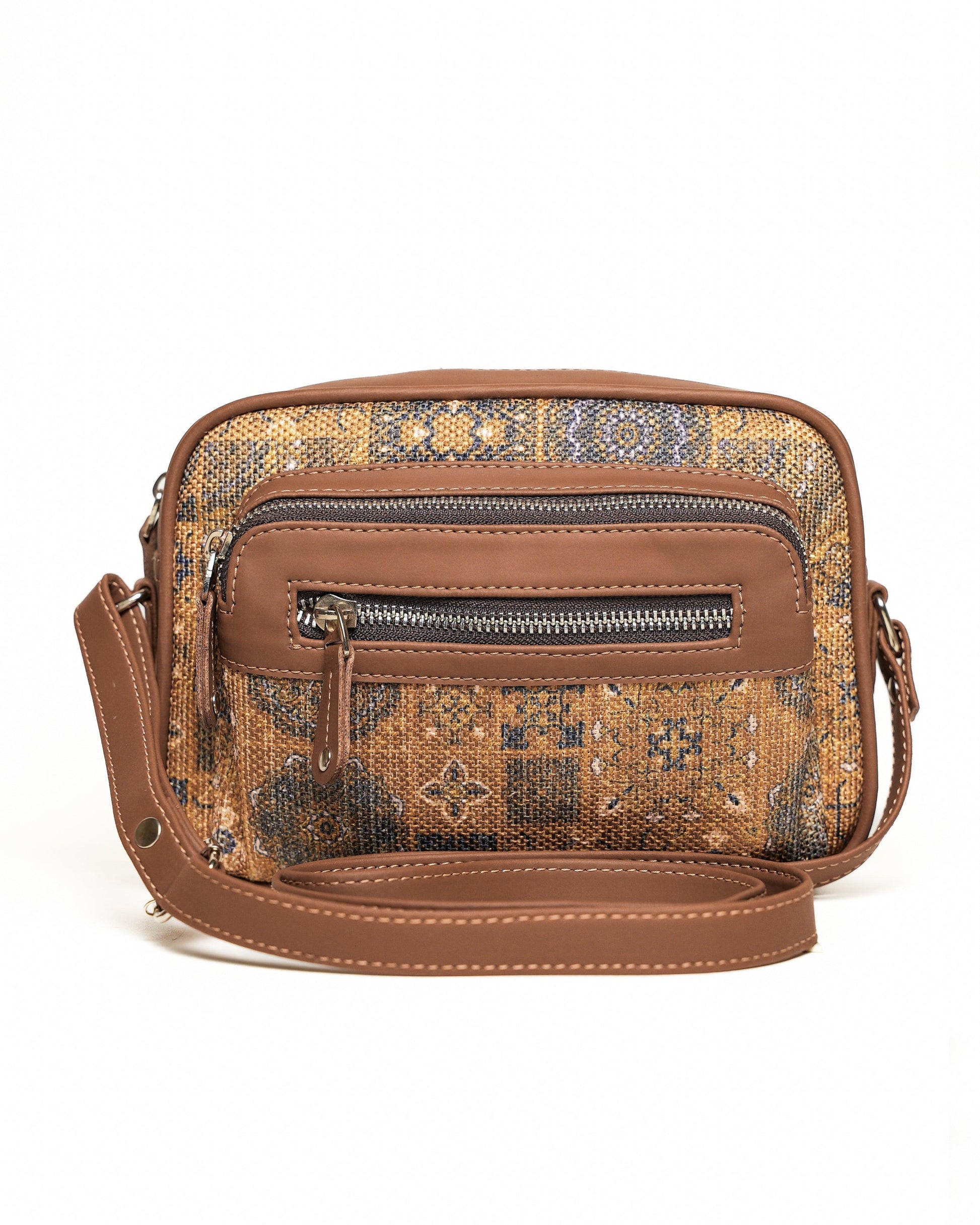 Amic Woven Heritage Sling Wallet – Stylish & Functional - Amic