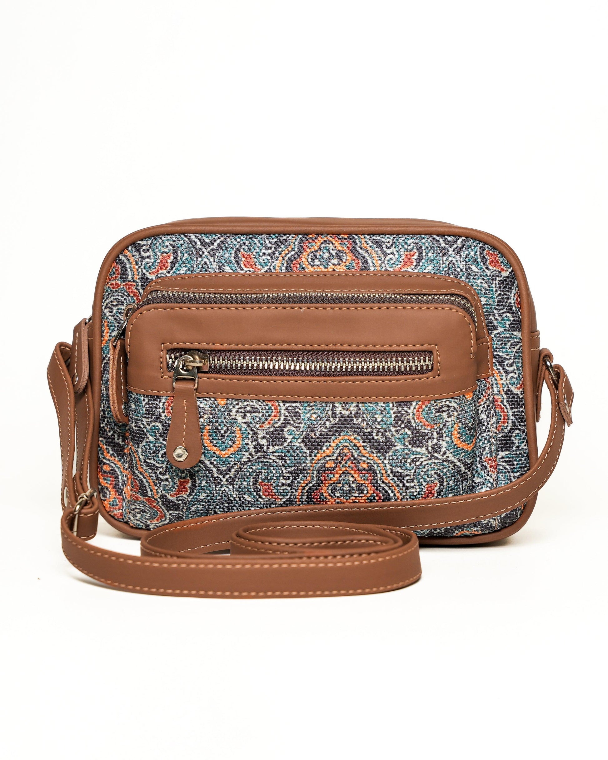 Amic Floral Pattern Sling Wallet – Stylish and Compact - Amic