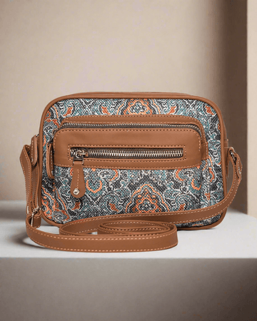 Amic Floral Pattern Sling Wallet – Stylish and Compact - Amic