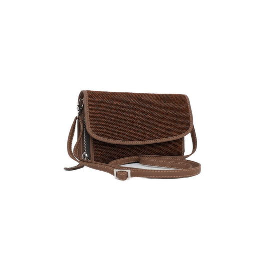 Stylish Brown Woven Sling Wallet – Compact and Functional by Amic - Amic