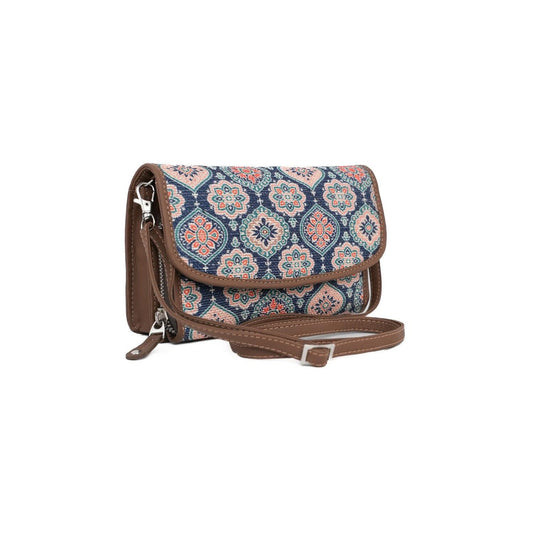Stylish Multicolor Pattern Sling Wallet – Compact and Versatile Design by Amic - Amic
