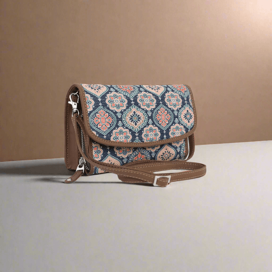Stylish Multicolor Pattern Sling Wallet – Compact and Versatile Design by Amic - Amic