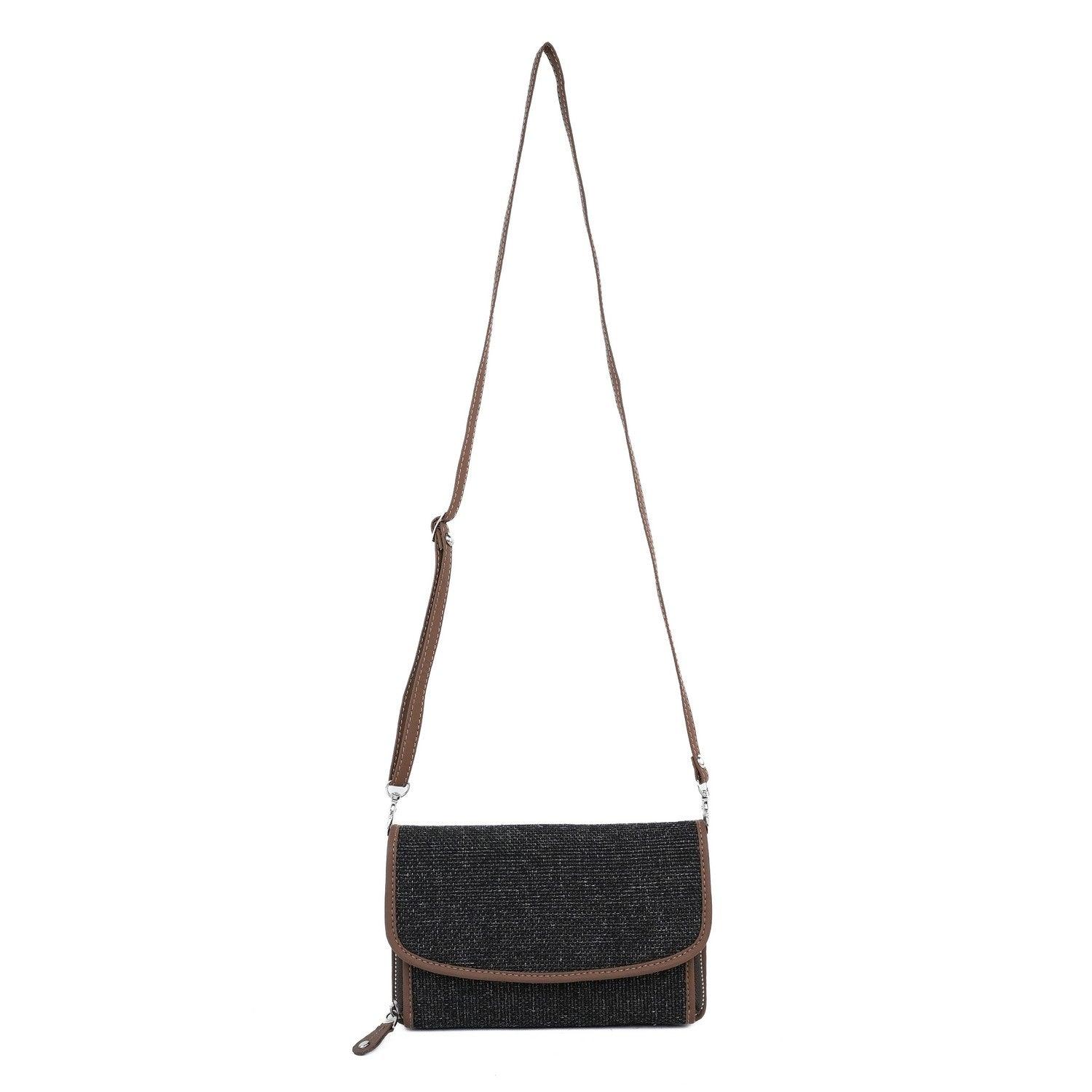 Stylish Charcoal Black Sling Wallet – Compact and Trendy by Amic - Amic