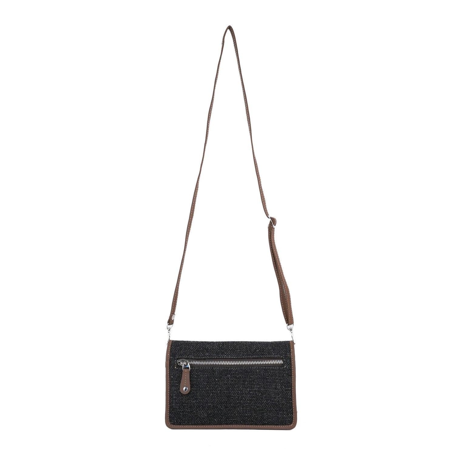 Stylish Charcoal Black Sling Wallet – Compact and Trendy by Amic - Amic