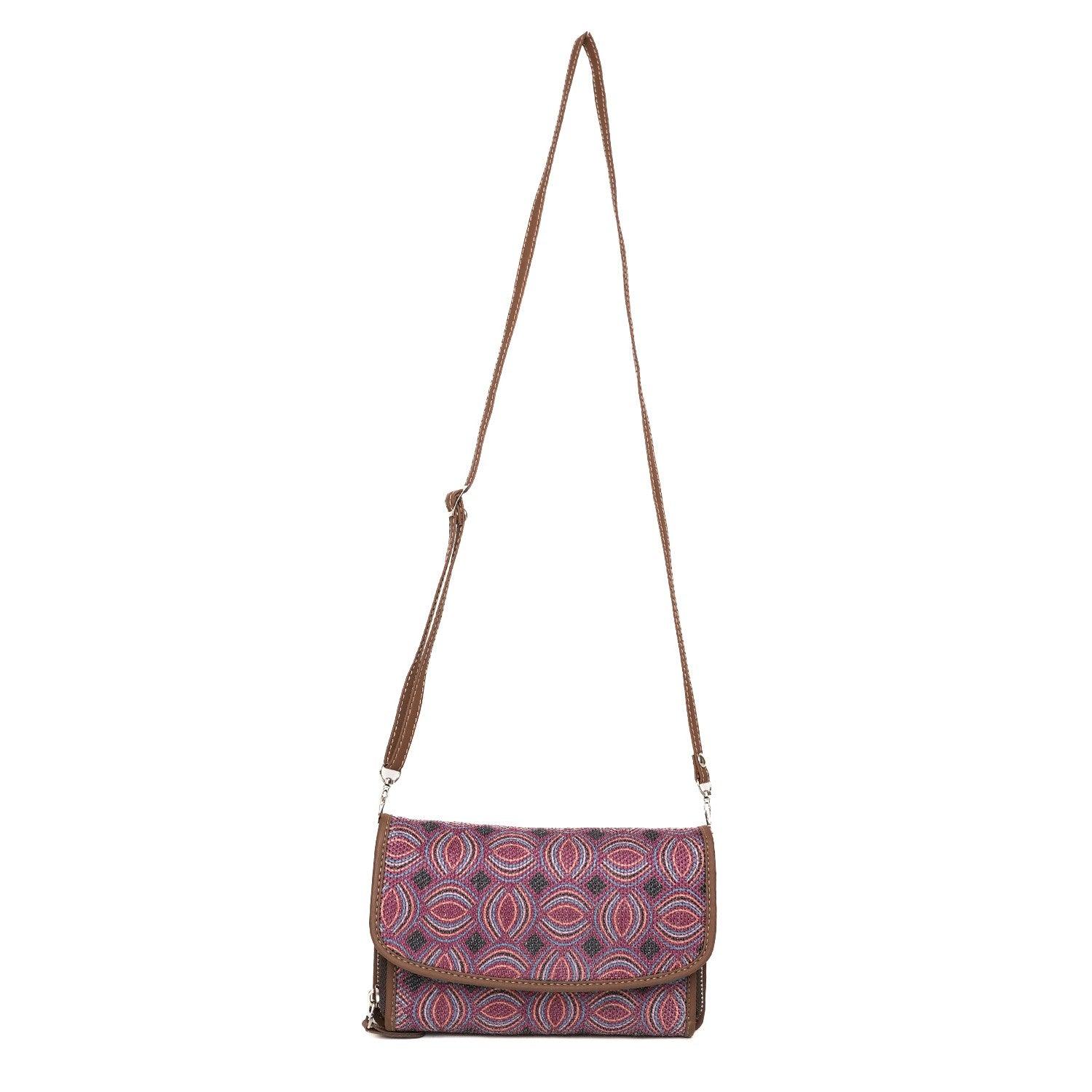 Vibrant Sling Wallet with Multicolor Patterns – By Amic - Amic