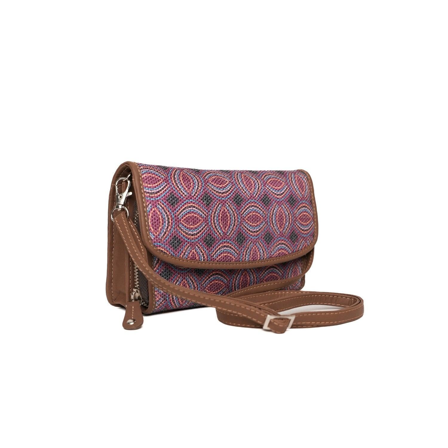Vibrant Sling Wallet with Multicolor Patterns – By Amic - Amic