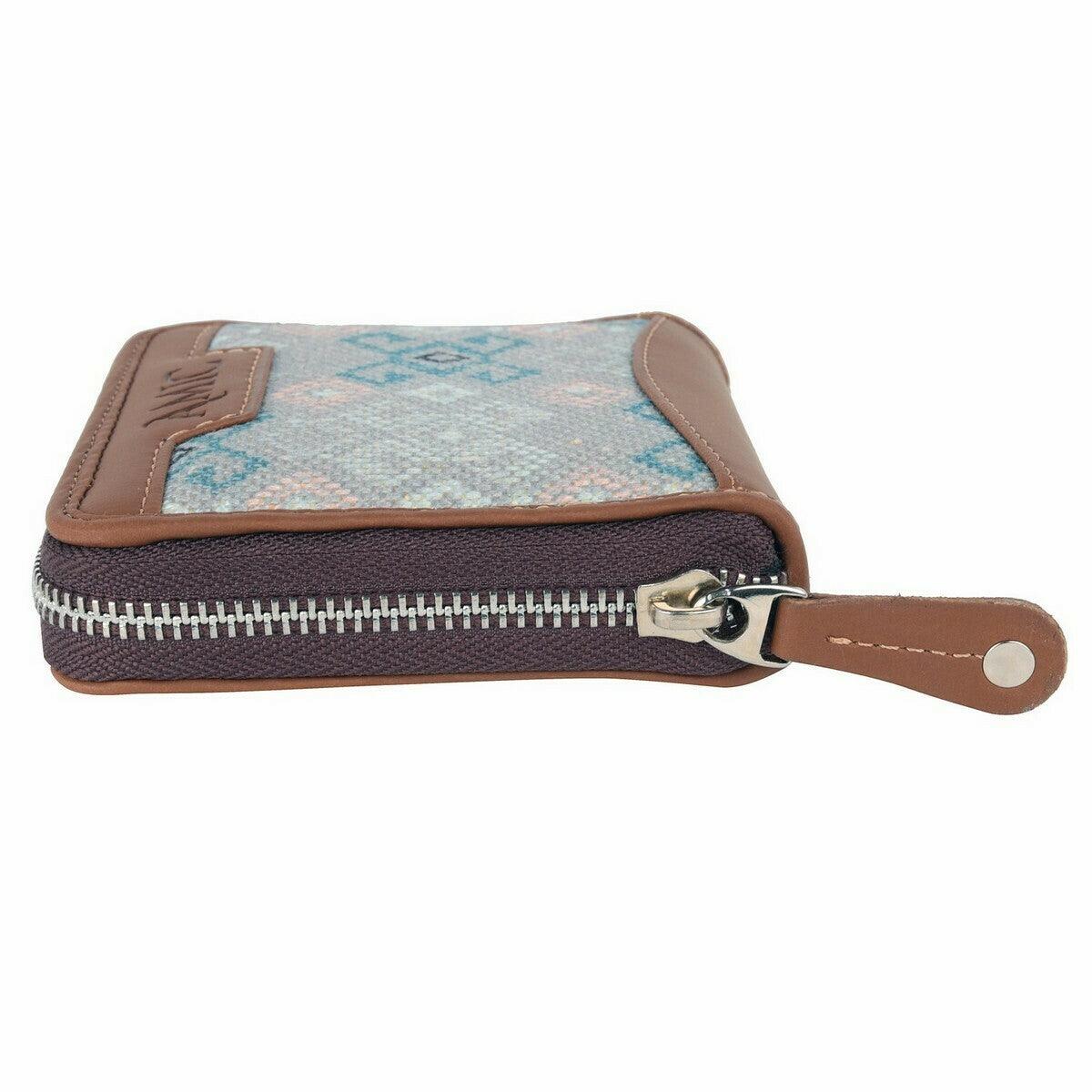 Elegant Mini Wallet with Pastel Geometric Patterns | AMIC - Amic
