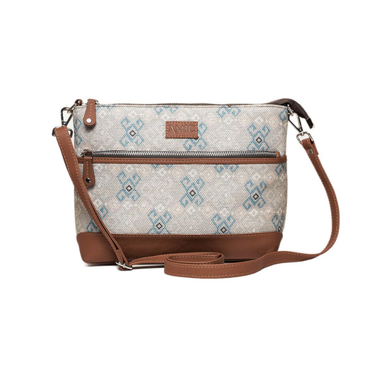 Elegant Grey Printed Side Shoulder Bag | AMIC - Amic