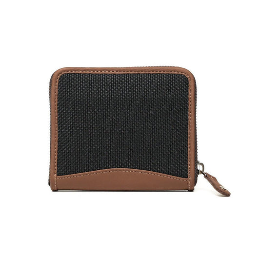 Black and Brown Compact Mini Wallet | AMIC - Amic