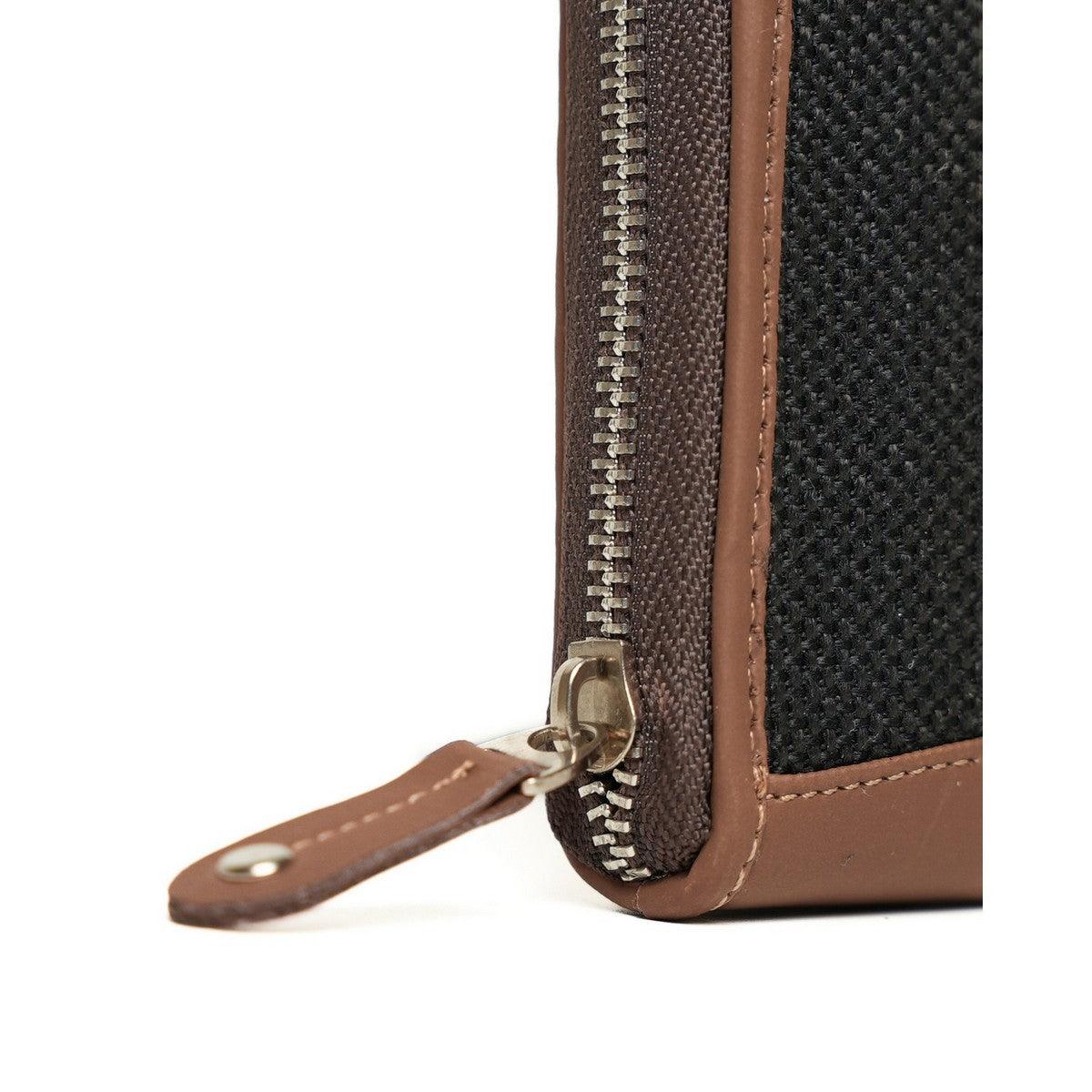 Black and Brown Compact Mini Wallet | AMIC - Amic
