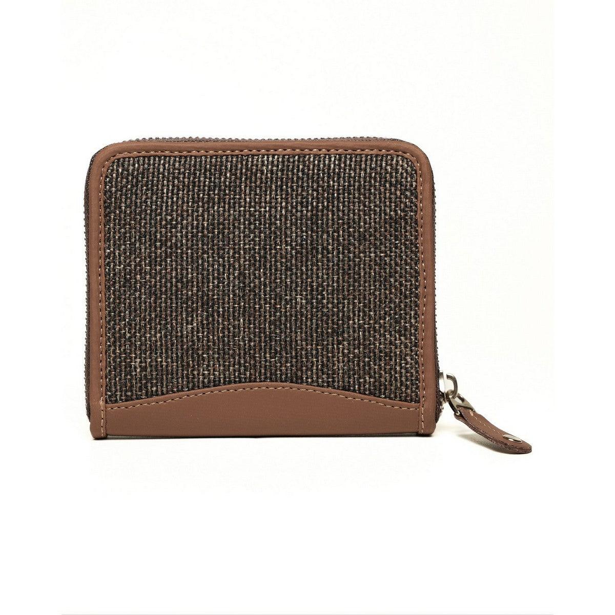 Classic Brown Textured Mini Wallet | AMIC - Amic