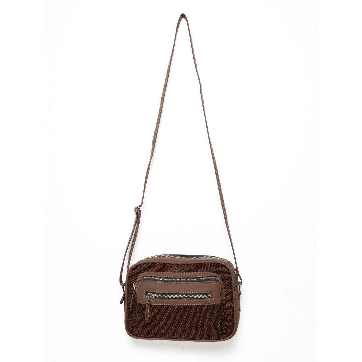 Amic Chestnut Sling Wallet – Stylish and Compact Everyday Companion - Amic