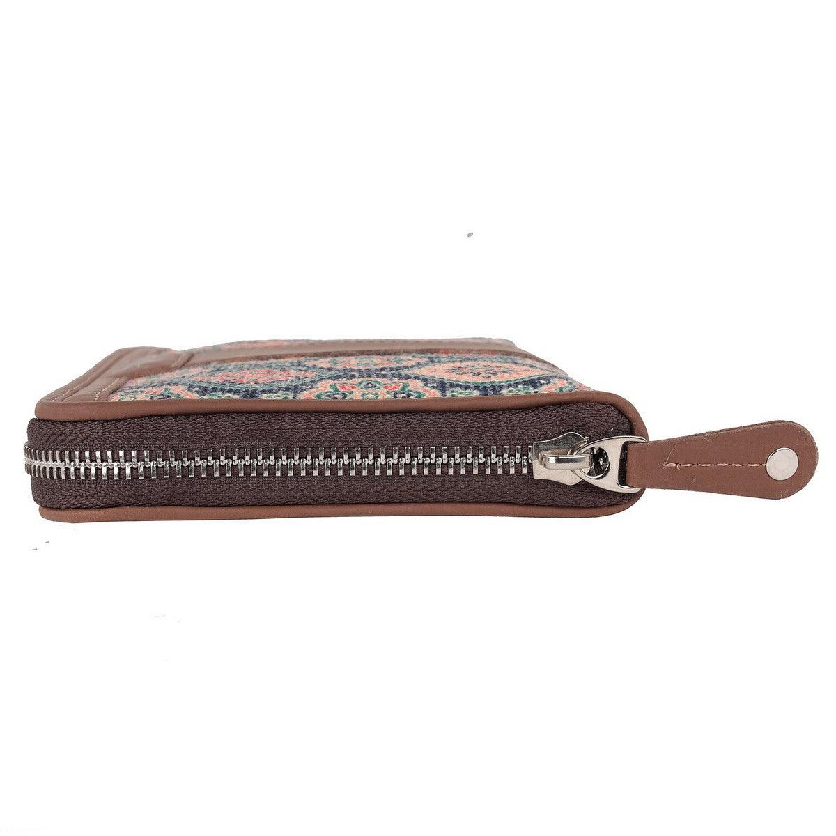 Vibrant Floral Patterned Chain Wallet – Stylish Utility by Amic - Amic