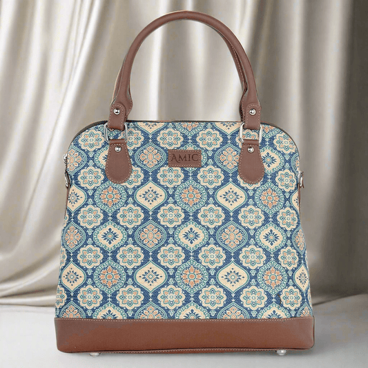 Vibrant Blue Hand Shoulder Bag – Amic's Signature Style - Amic