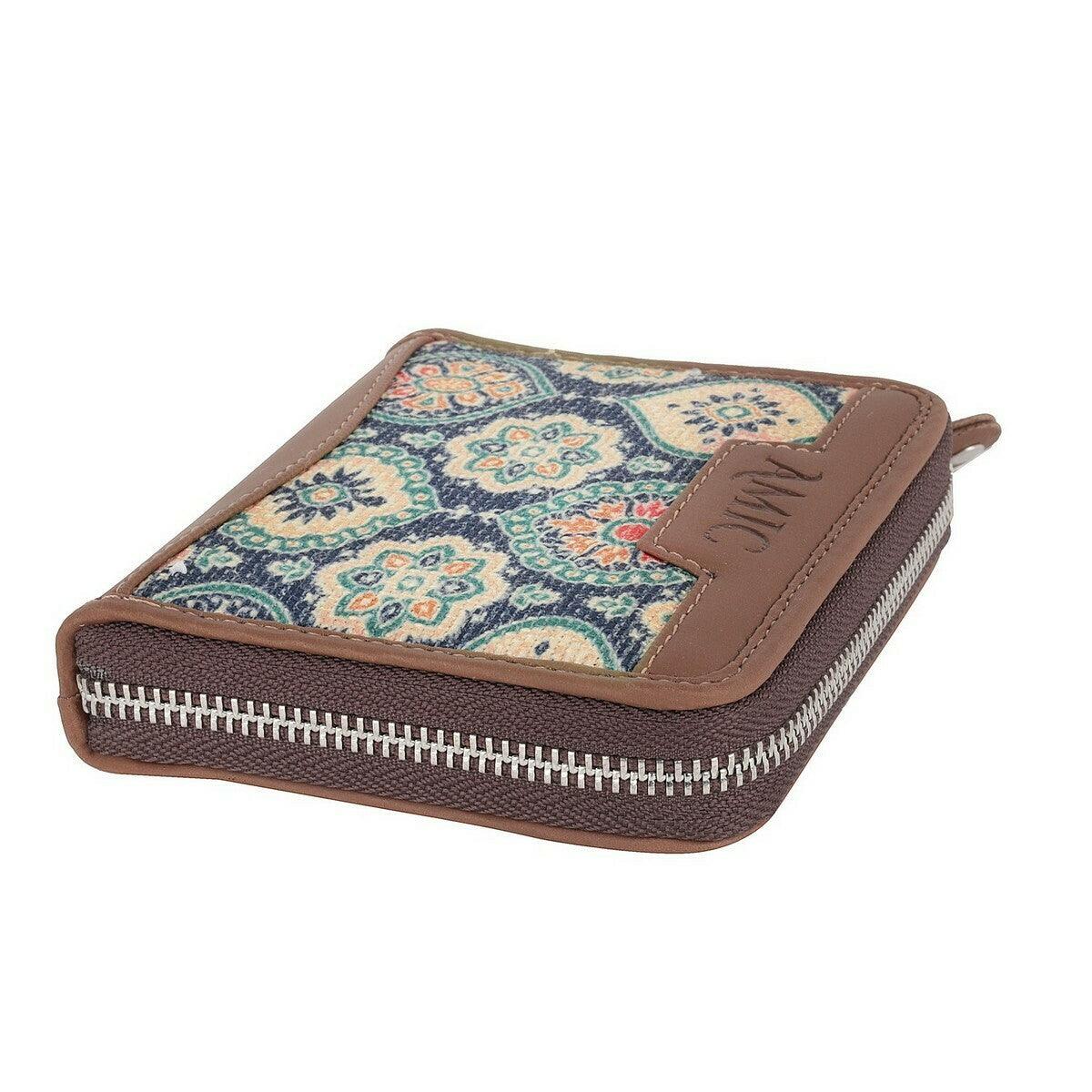 Blue Ethnic Pattern Mini Wallet | AMIC - Amic