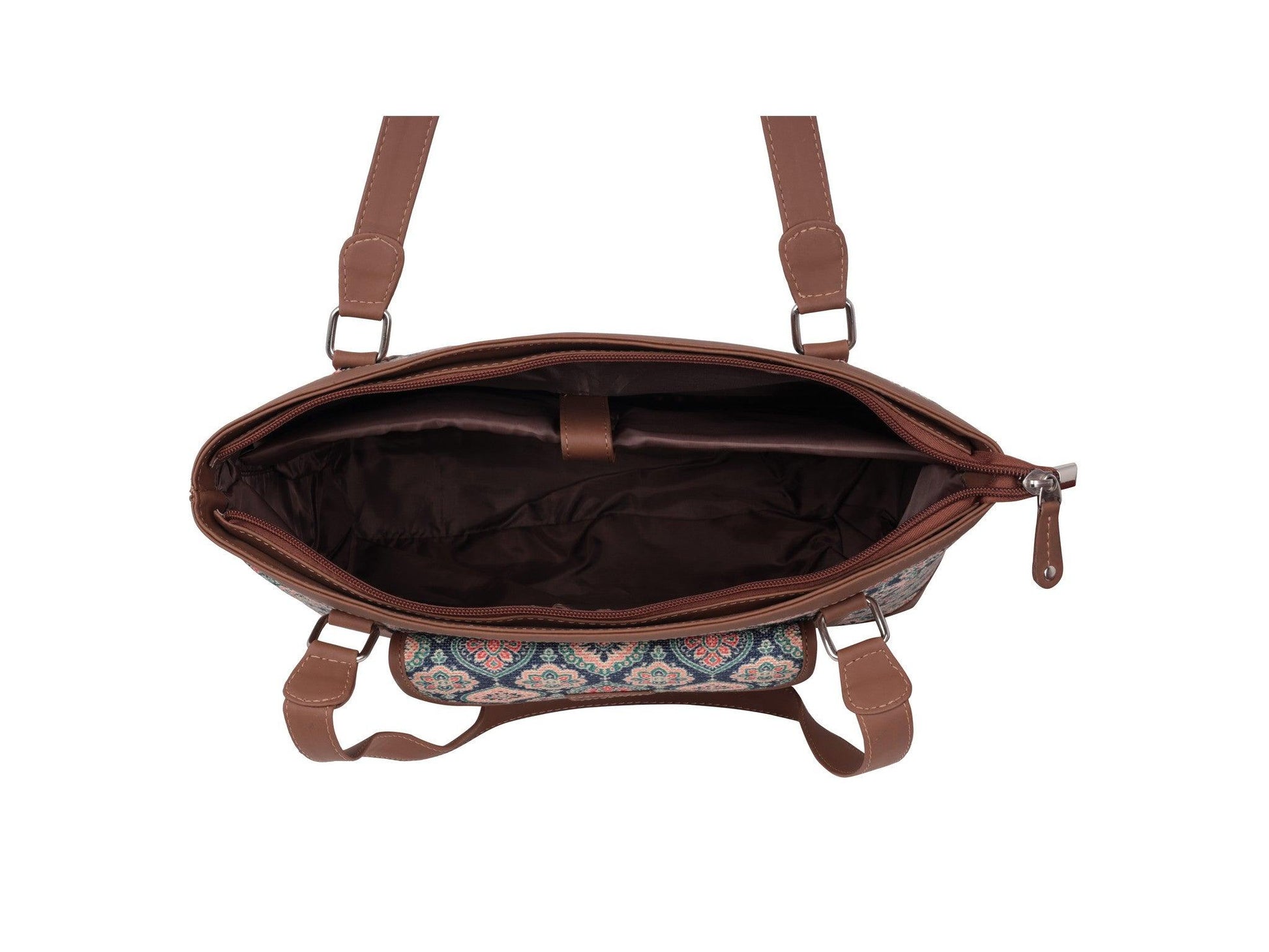 Multicolor Mosaic Pattern Vegan Leather Office Bag for Women - Stylish & Practical | Amic Bags - Amic