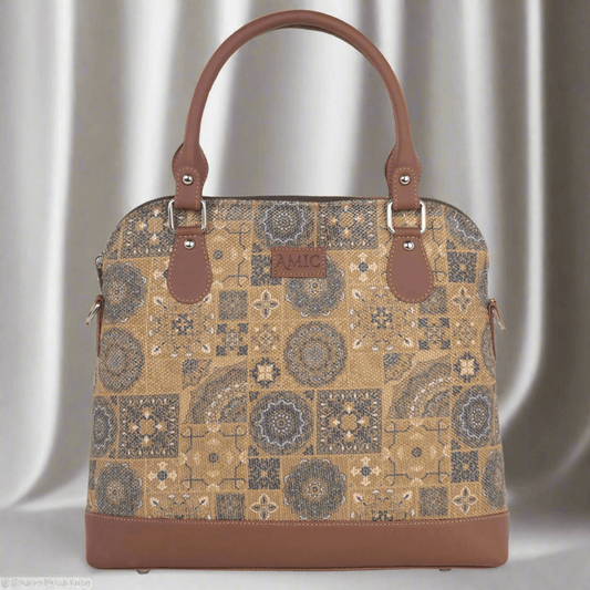 Golden Mosaic Hand Shoulder Bag – Amic's Artistic Touch - Amic