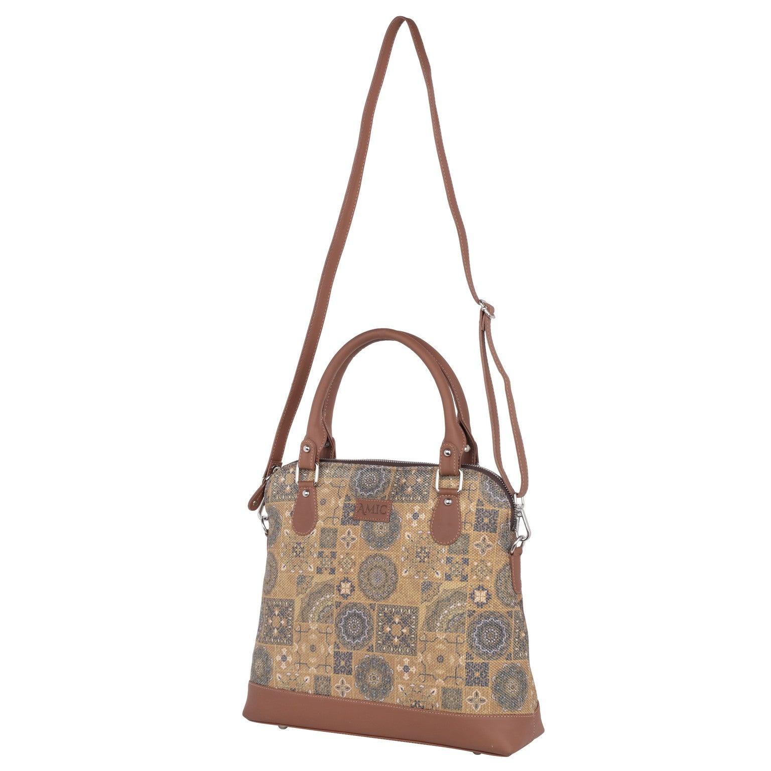 Golden Mosaic Hand Shoulder Bag – Amic's Artistic Touch - Amic