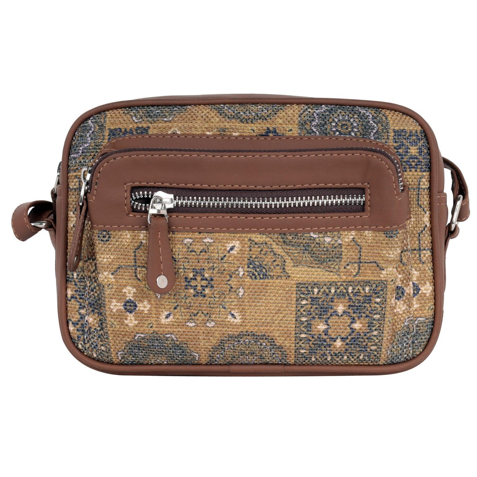 Amic Woven Heritage Sling Wallet – Stylish & Functional - Amic