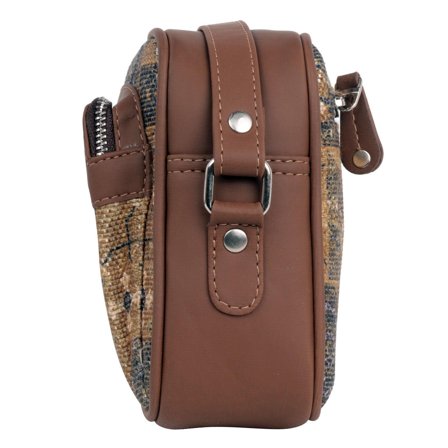 Amic Woven Heritage Sling Wallet – Stylish & Functional - Amic