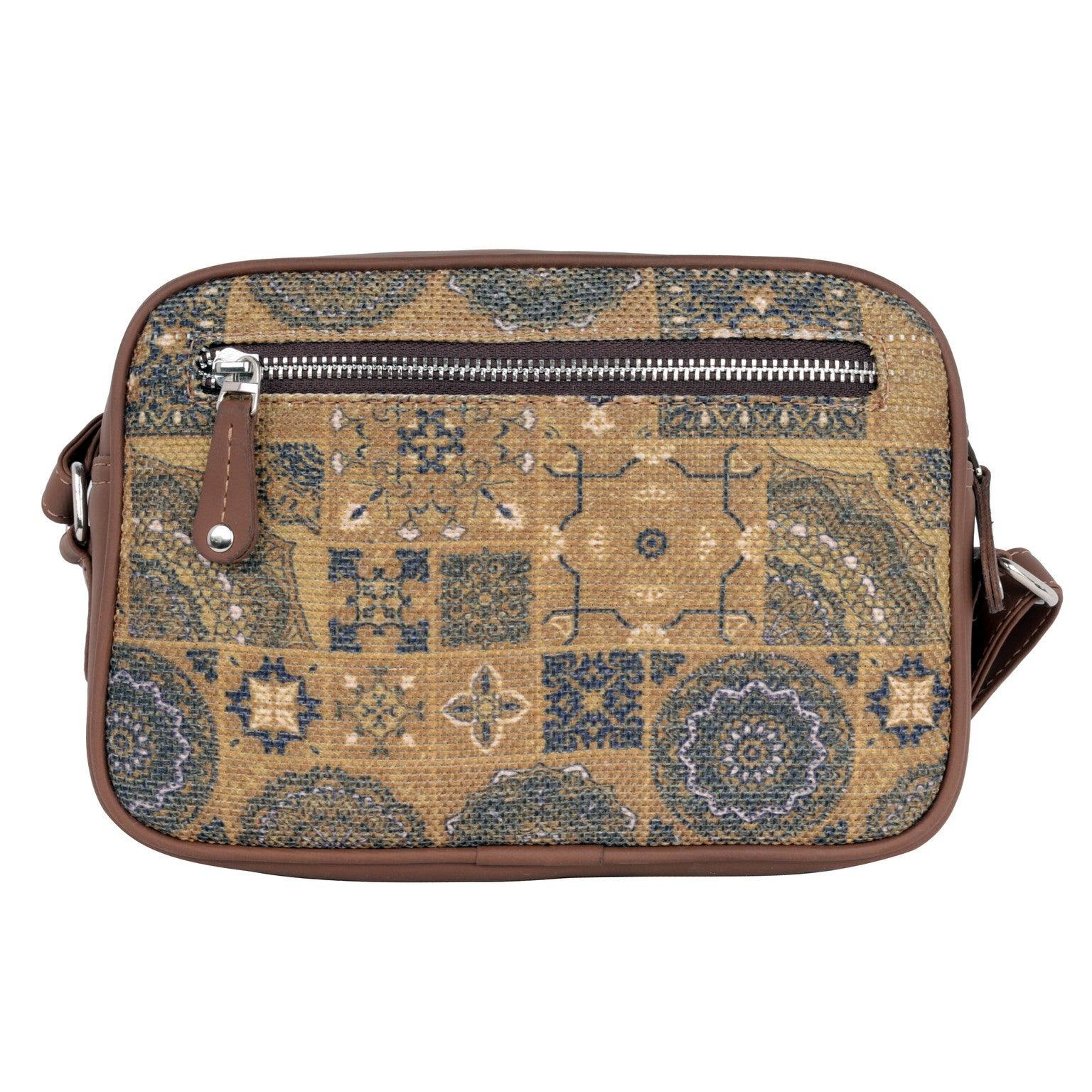 Amic Woven Heritage Sling Wallet – Stylish & Functional - Amic