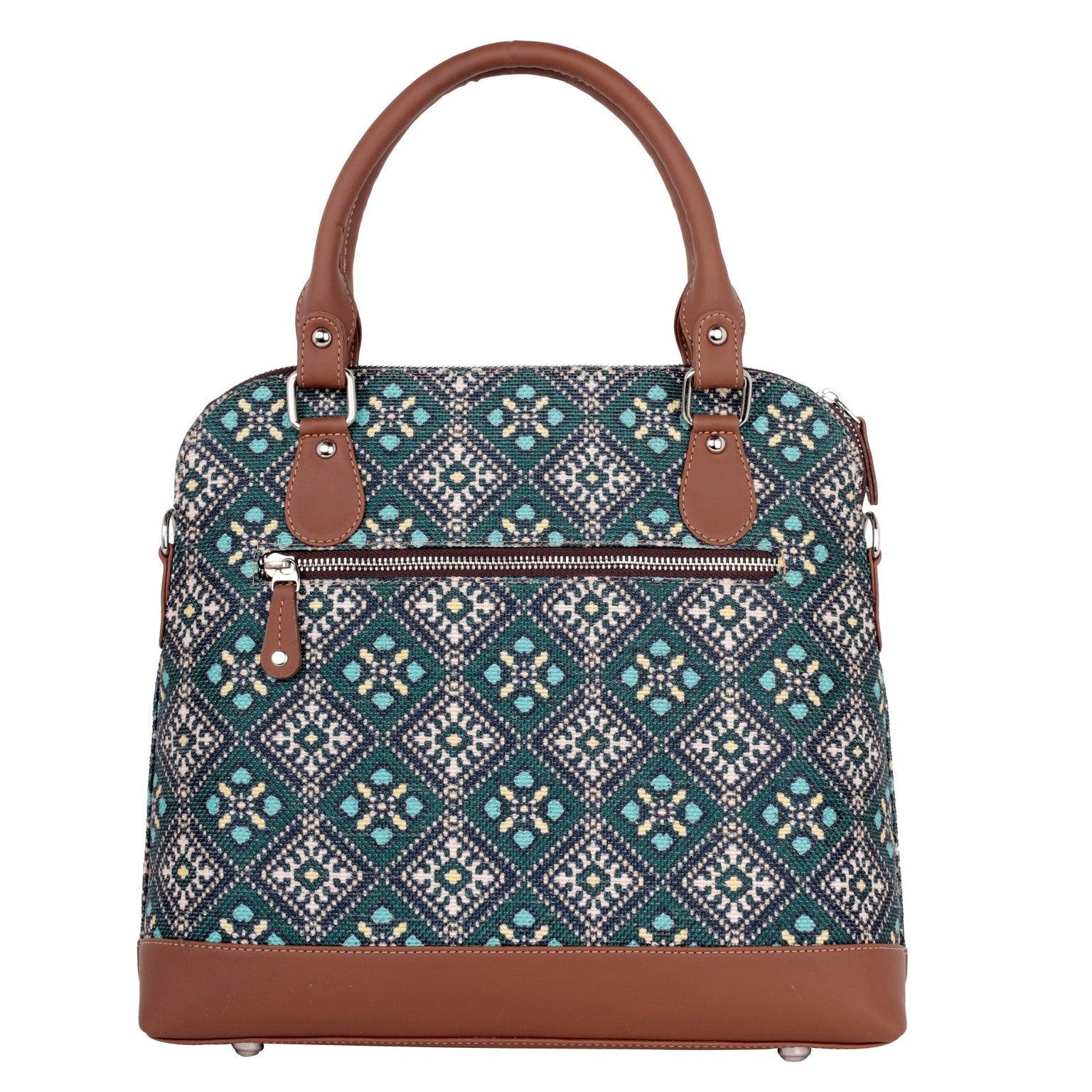 Elegant Blue Diamond Hand Shoulder Bag – Amic's Signature Style - Amic