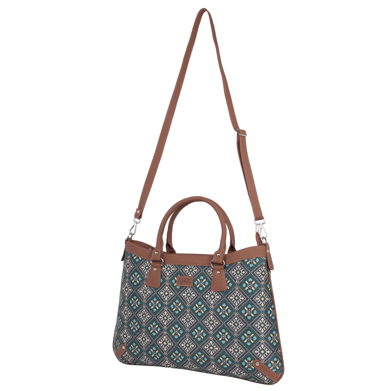 Handcrafted Handbag with Timeless Geometric Elegance – Amic - Amic