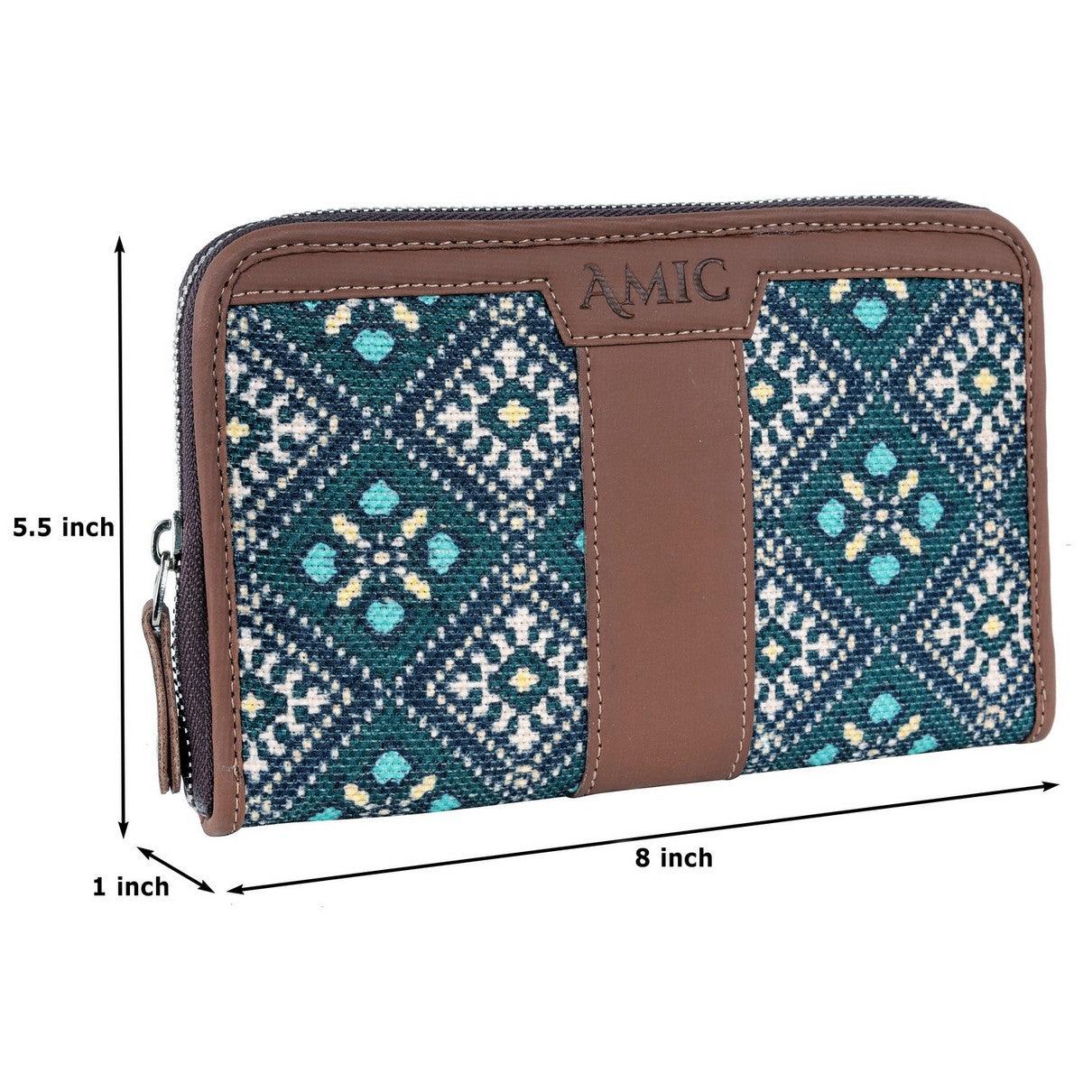 Elegant Patterned Chain Wallet | AMIC - Amic