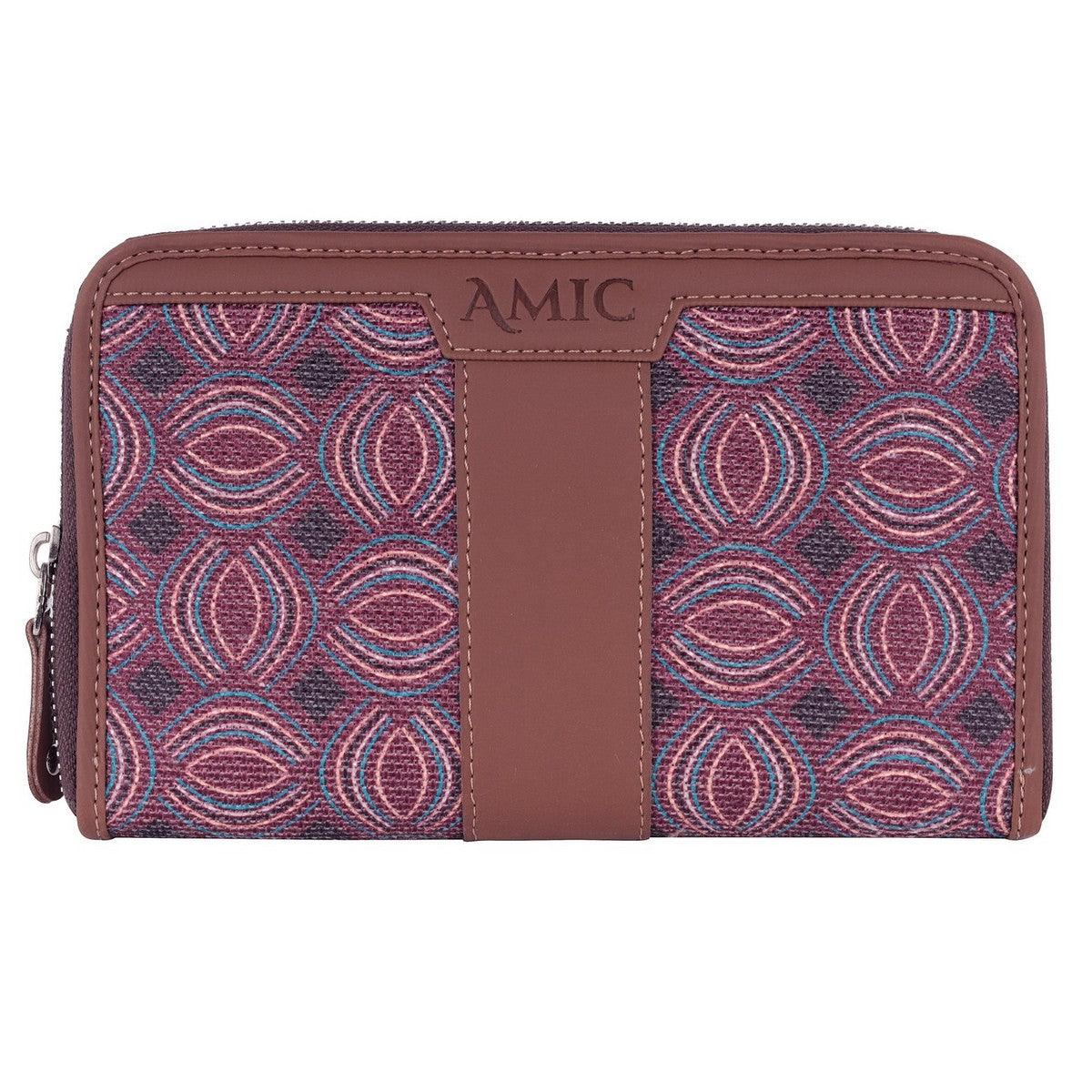 Elegant Patterned Chain Wallet | AMIC - Amic